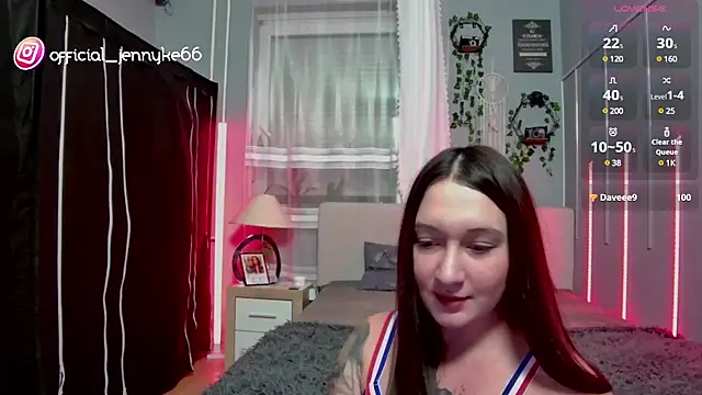 Jennyke66 online show from January 23, 2025, 5:42 pm