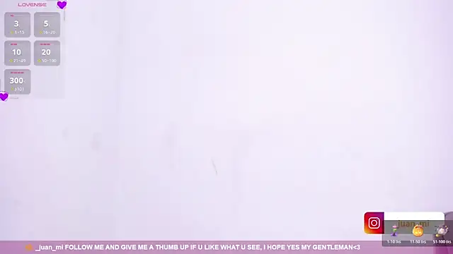 juanmiss online show from October 25, 2025, 11:10 pm