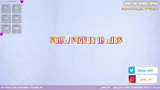 juanmiss online show from December 21, 2025, 10:11 am