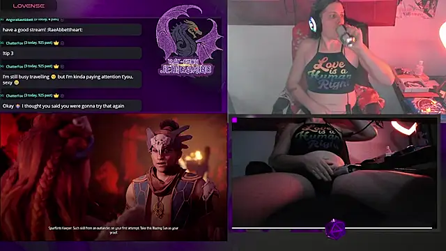 Rae-Suon online show from March 12, 2025, 10:07 pm