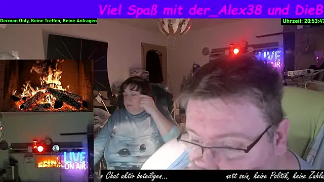 der alex38 online show from January 12, 2026, 7:52 pm