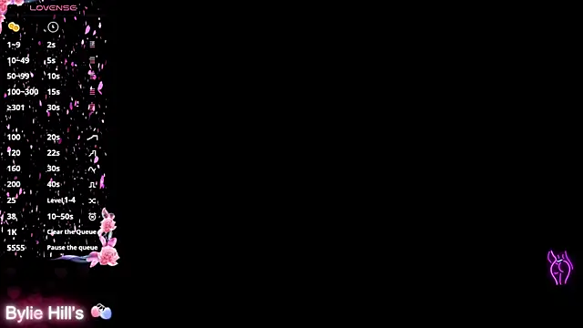 Bylie Hills online show from November 18, 2025, 9:30 pm