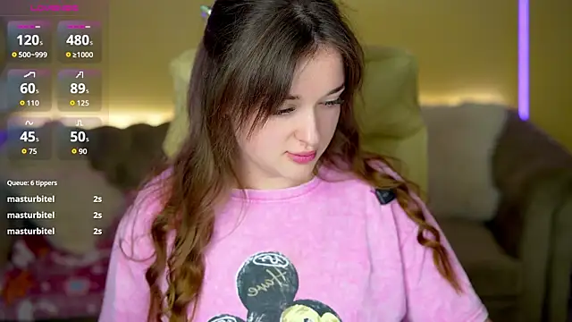 DonnaLustt online show from April 1, 2026, 1:52 pm