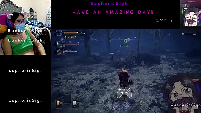 EuphoricSigh online show from February 21, 2026, 5:47 pm