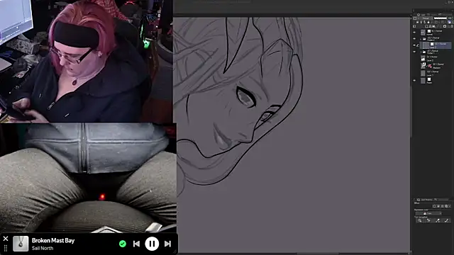 LadyLunakiri online show from January 10, 2025, 2:57 am