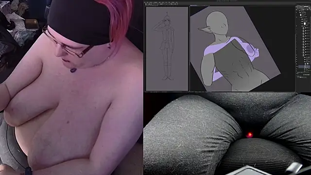 LadyLunakiri online show from January 14, 2025, 3:11 am