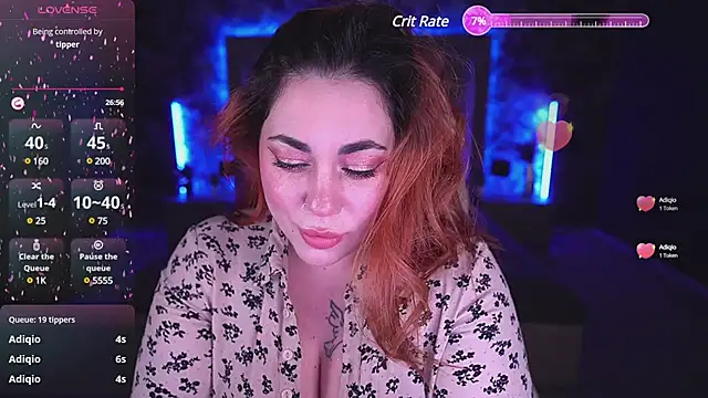 Snapshot of Kittywakee chatting on February 23, 2025, 3:35 am Kittywakee online show from February 23, 2025, 3:35 am