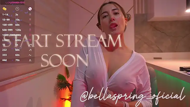 b3llaspringg online show from March 30, 2026, 8:54 pm