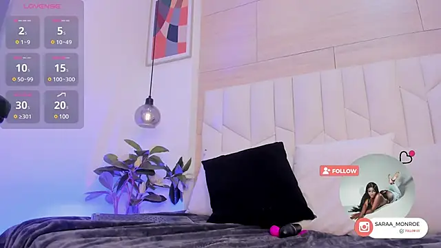 SaraMonroe1 online show from February 19, 2025, 10:42 pm