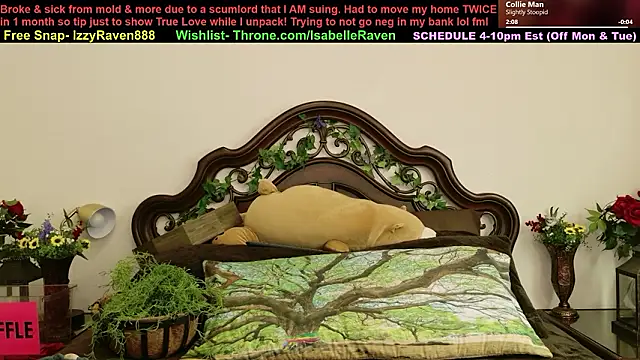 IsabelleRaven online show from March 16, 2026, 4:44 pm