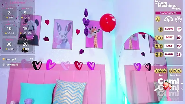 amandalee01 online show from February 13, 2025, 4:50 pm