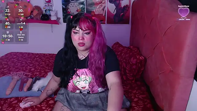 Snapshot of Pinky-Flower chatting on January 6, 2025, 10:58 pm Pinky-Flower online show from January 6, 2025, 10:58 pm