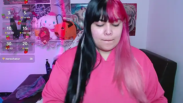 Snapshot of Pinky-Flower chatting on November 6, 2025, 1:56 pm Pinky-Flower online show from November 6, 2025, 1:56 pm