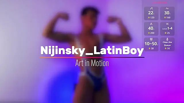 Nijinsky LatinBoy online show from June 3, 2026, 11:02 am