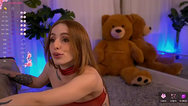 LunaBlossomX online show from January 12, 2025, 2:45 am