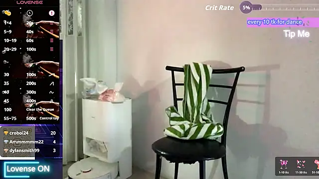 chanentino2 online show from December 21, 2025, 7:10 pm