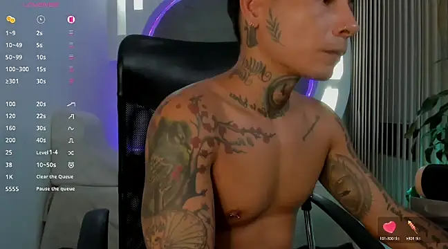 Snapshot of tattokoi chatting on March 20, 2025, 1:24 am tattokoi online show from March 20, 2025, 1:24 am