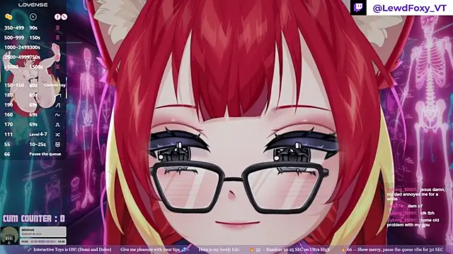 LewdKira VT online show from April 12, 2026, 5:07 pm