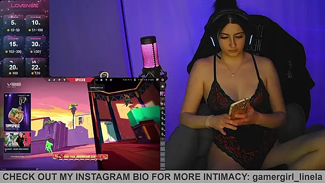 Gamergirl-Linela online show from February 23, 2026, 10:07 pm