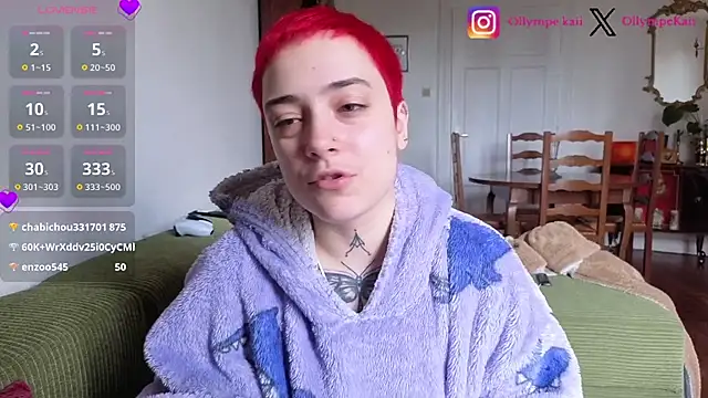 OllympeKaii online show from April 1, 2026, 7:09 am