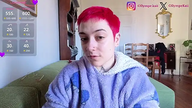 OllympeKaii online show from April 19, 2026, 7:40 am