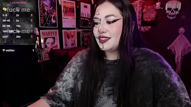 Ravendark  online show from October 27, 2025, 7:07 pm