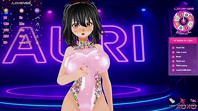 Auri Hikaru online show from November 4, 2025, 1:10 pm