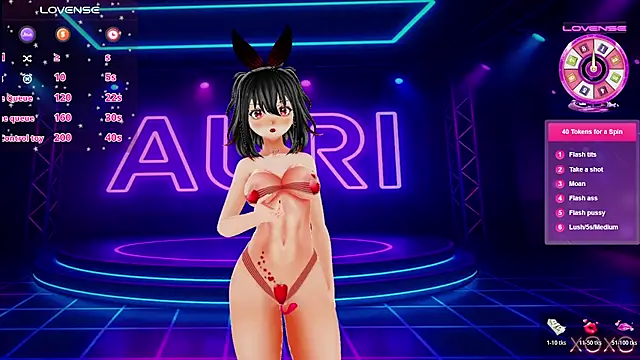 Auri Hikaru online show from February 18, 2026, 7:10 pm