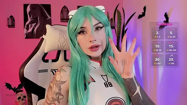 VelvetVampiree online show from April 11, 2026, 4:28 am