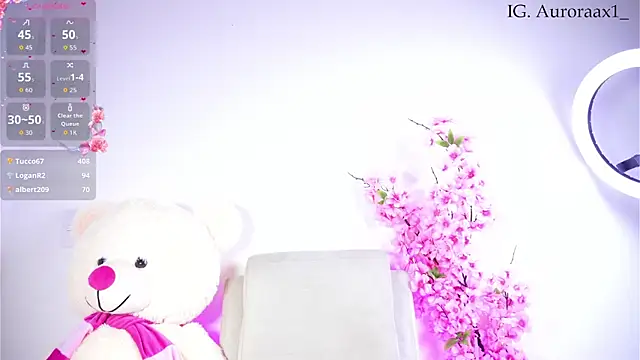 Auroraa x1 online show from February 20, 2026, 6:26 am