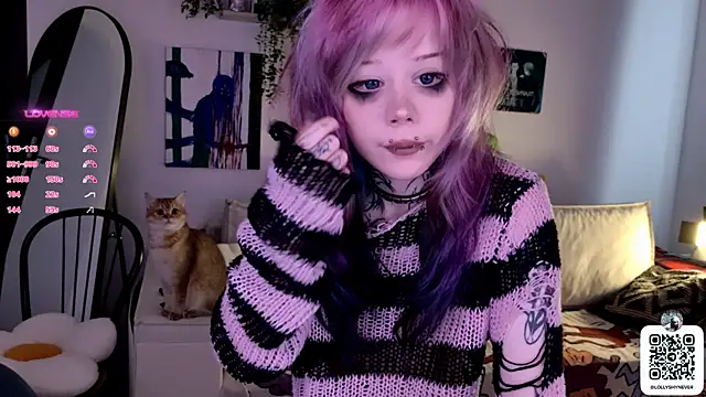 Lollyshy online show from October 9, 2025, 10:57 am