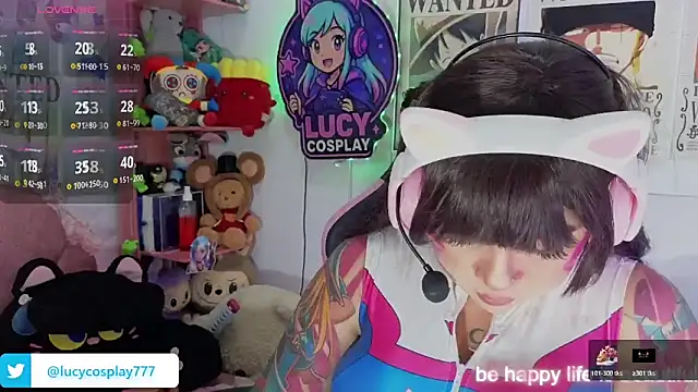 Lucycosplay777 online show from June 10, 2026, 2:45 am
