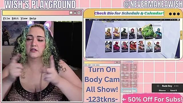 nevermakeawish online show from March 11, 2026, 1:39 pm