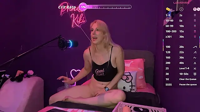 PrincessKikiZa online show from February 19, 2026, 7:43 pm