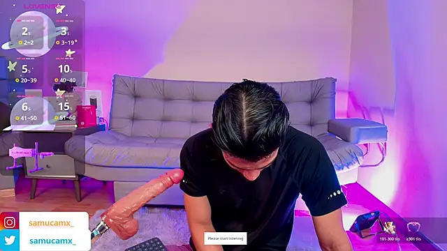 samucamx  online show from March 19, 2026, 2:26 am