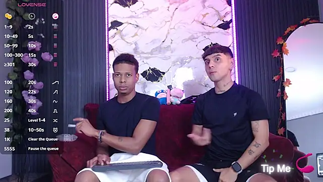 SpicyBoys X online show from October 18, 2025, 10:10 pm