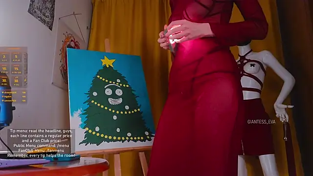 Giantess Eva online show from December 13, 2025, 8:04 pm