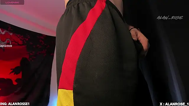 AlanRose01 online show from March 27, 2026, 12:05 am