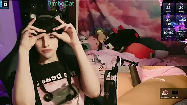 BimboCat online show from December 1, 2025, 2:16 am