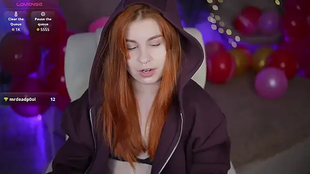 GingerPinky online show from February 5, 2026, 8:35 pm