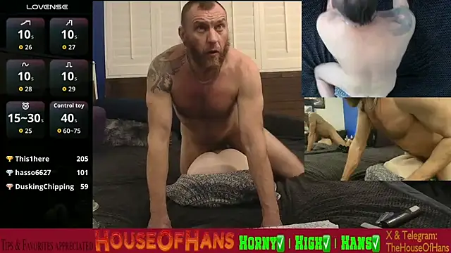 HouseOfHans online show from February 23, 2026, 1:03 am