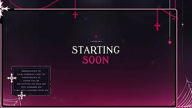 XXGoddessLXX online show from January 12, 2026, 6:46 pm