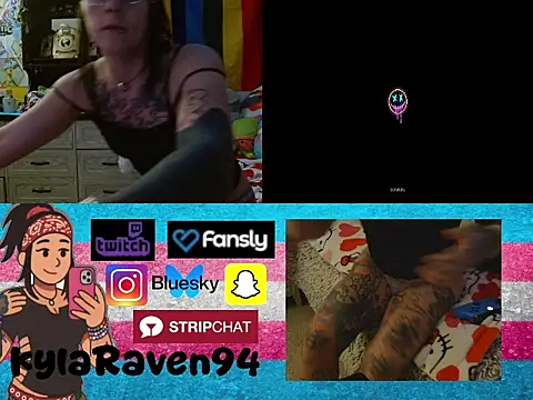 KylaRaven online show from April 18, 2026, 2:37 am