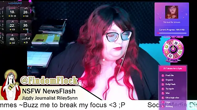 RileySynn online show from February 21, 2026, 4:13 am