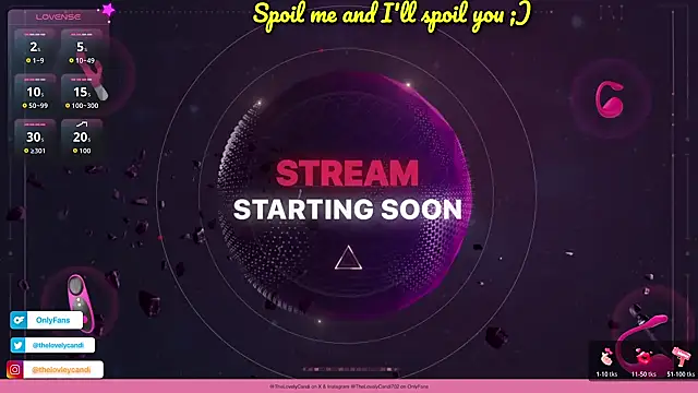 TheLovelyCandi online show from March 3, 2026, 8:59 pm