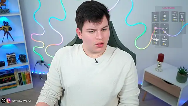 Snapshot of EvanCorvinx chatting on March 2, 2026, 9:54 pm EvanCorvinx online show from March 2, 2026, 9:54 pm