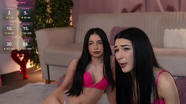 ObsessionDarcieAndAria online show from March 13, 2026, 7:53 pm