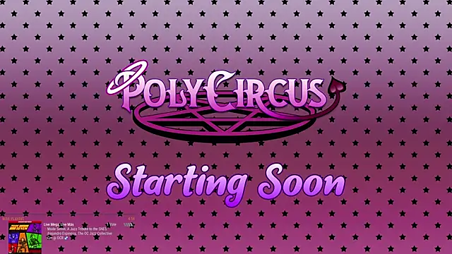 Snapshot of PolyCircus chatting on April 10, 2026, 3:56 am PolyCircus online show from April 10, 2026, 3:56 am