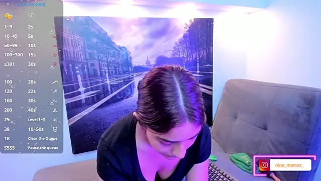 Snapshot of Nina-Mars chatting on June 2, 2026, 7:49 pm Nina-Mars online show from June 2, 2026, 7:49 pm
