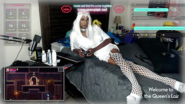 Snapshot of QueenofWhiteIce chatting on September 13, 2025, 2:55 am QueenofWhiteIce online show from September 13, 2025, 2:55 am